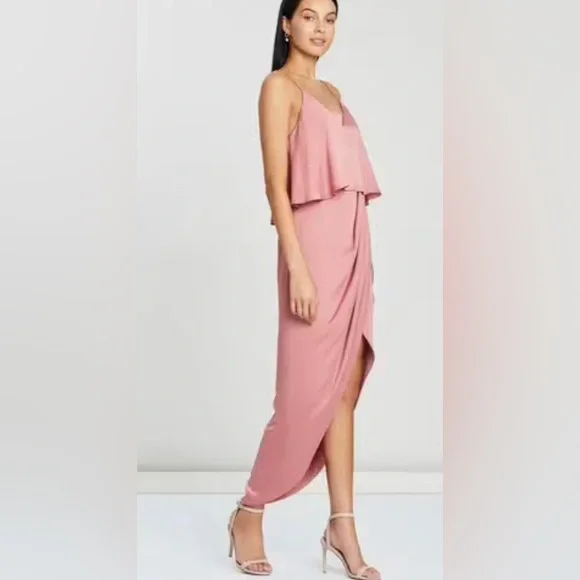 Cocktail frill dress deals